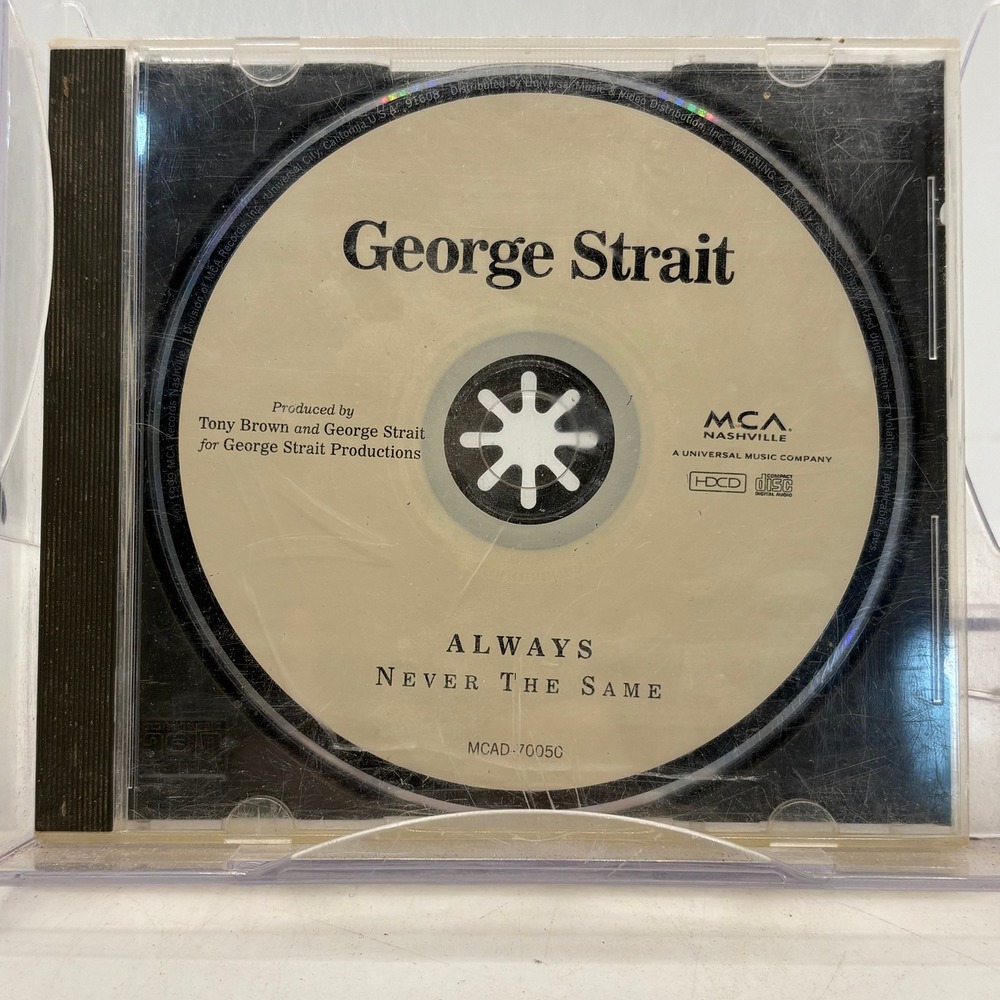 George Strait Always Never The Same CD Album 1999 MCA Nashville MCAD-70050